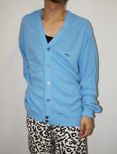 画像1: 80's The Fox JCPenney アクリルニットカーディガン L (1)