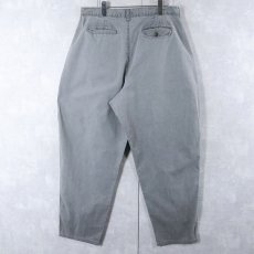 画像2: 80's L.L.Bean USA製 2タック コットンパンツ W34 (2)