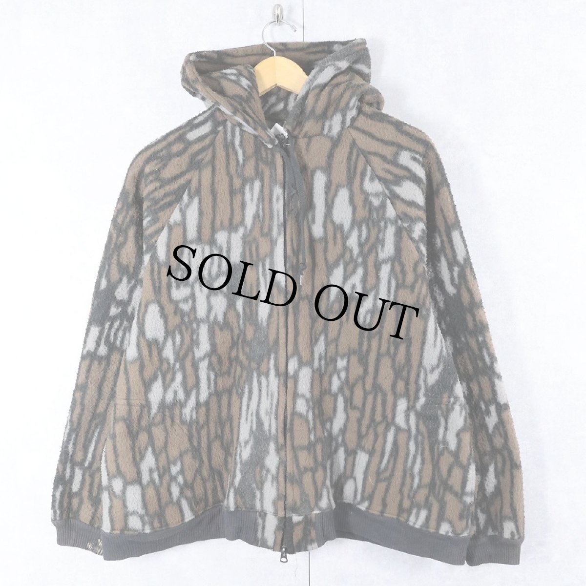 画像1: 80's〜 ツリーバークカモ フリースジップジャケット  (1)