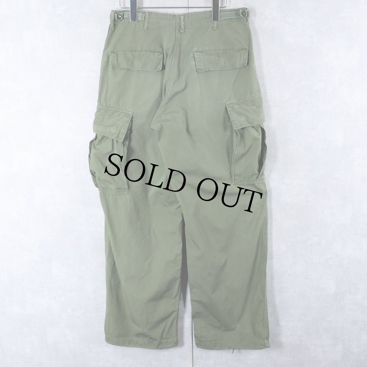 画像2: 60's U.S.ARMY ジャングルファティーグパンツ 5th REGULAR SMALL (2)