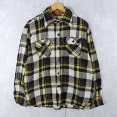 画像1: 70〜80's CPO KOREA製 チェック柄 CPOシャツジャケット L (1)