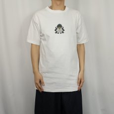 画像3: 90's STUSSY 紺タグ USA製 ロゴ×ドラゴンプリントTシャツ L (3)
