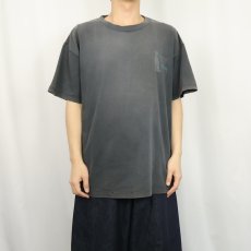 画像3: 80's STUSSY 黒タグ USA製 シャドーマンプリントTシャツ XXL (3)