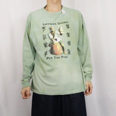 画像2: 2000's Leftover Salmon "Ask the Fish" ジャムバンドアルバムロンT (2)