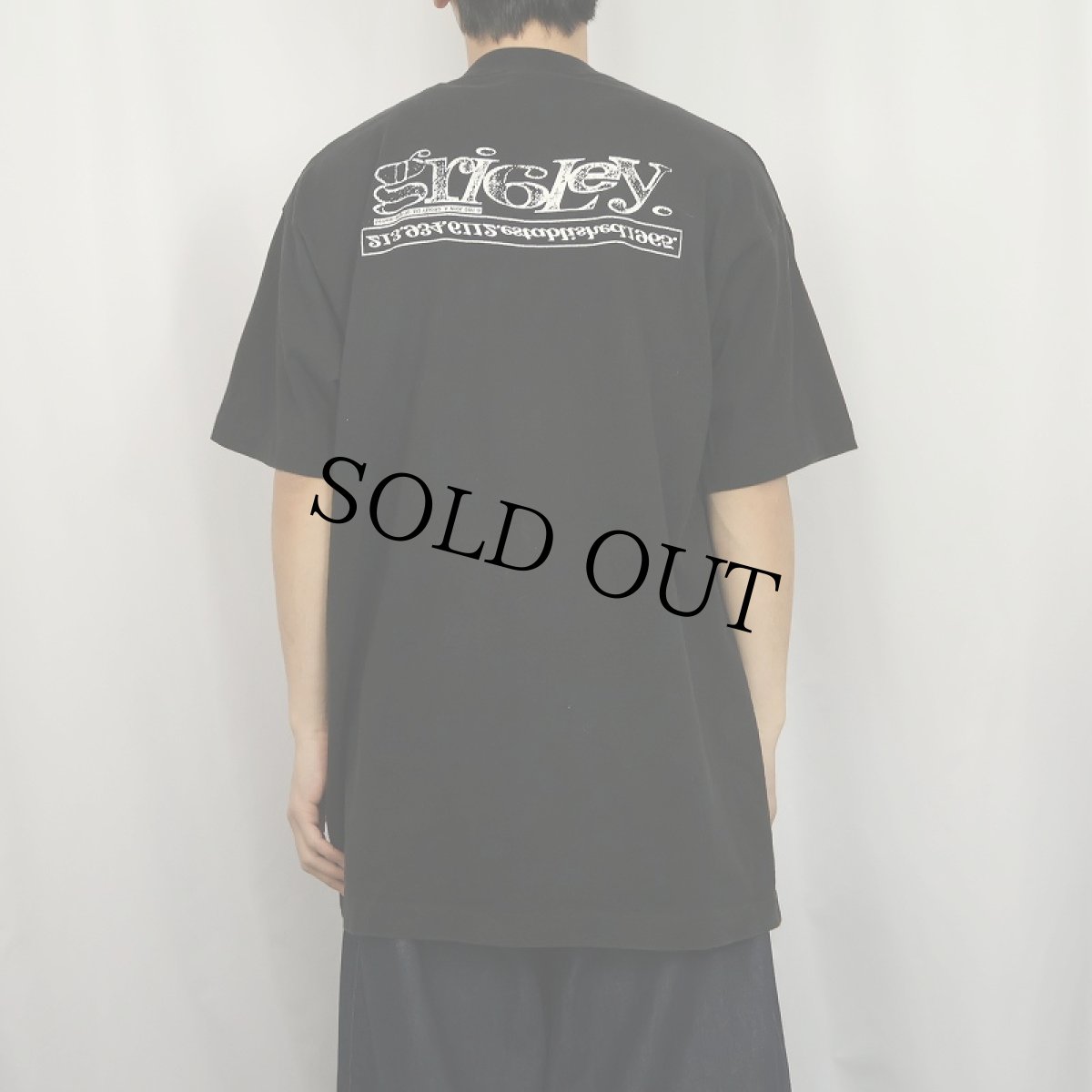 画像4: 90's OLD GHOSTS USA製 フォトプリントTシャツ BLACK (4)