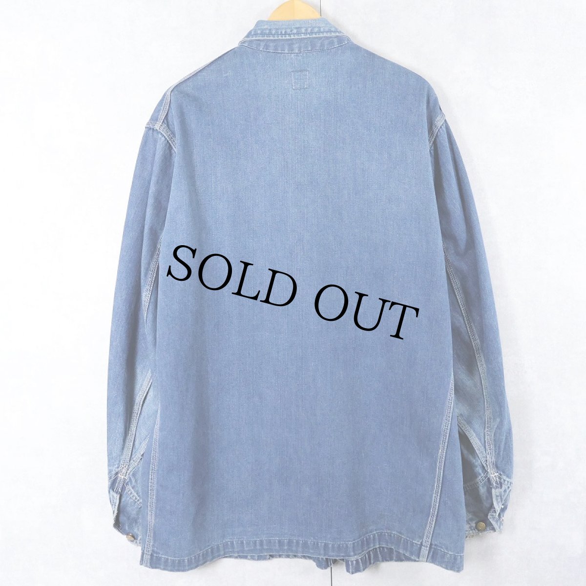 画像2: 70's Lee デニムカバーオール (2)