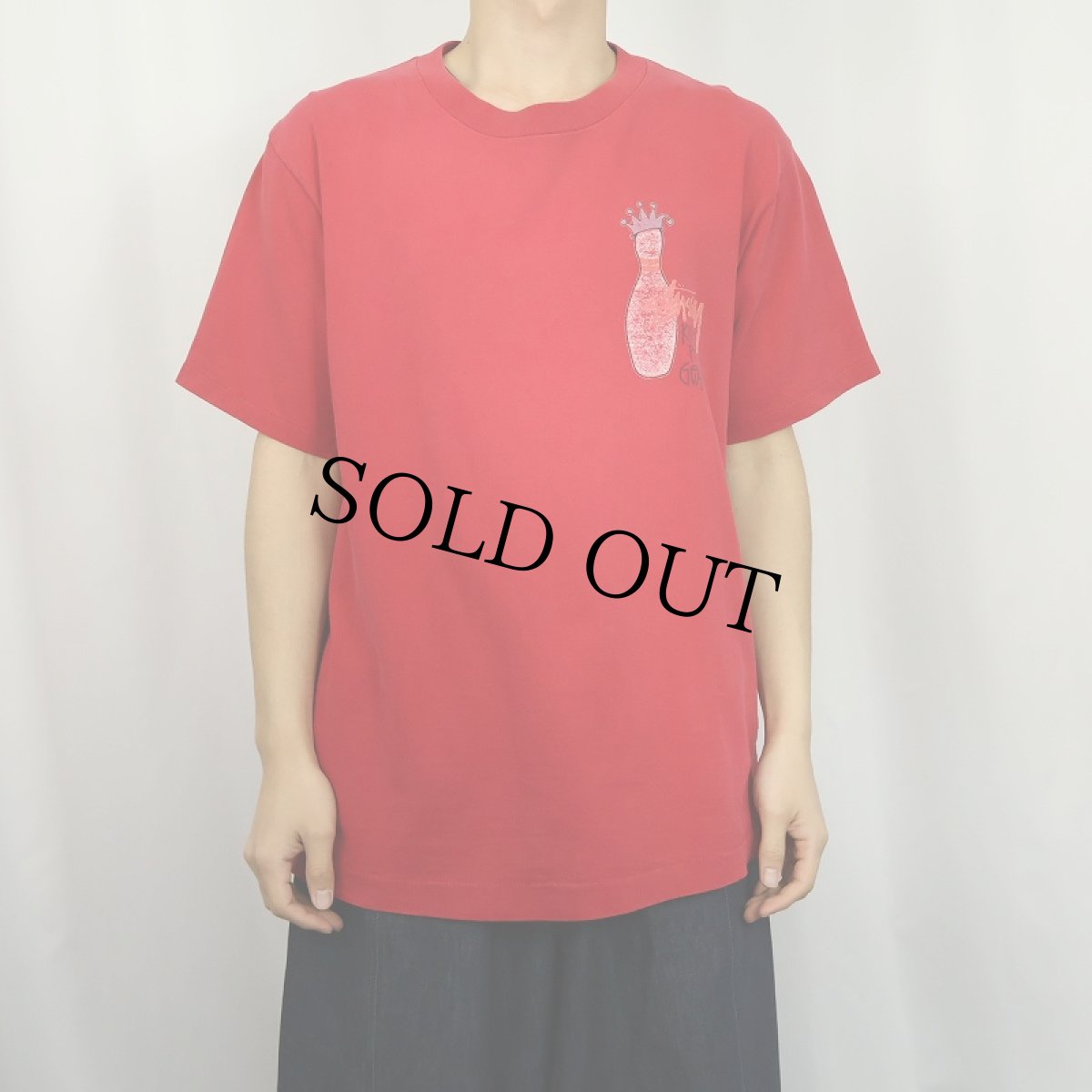 画像3: 80's STUSSY 黒タグ USA製 "KING PIN GEAR" プリントTシャツ L (3)