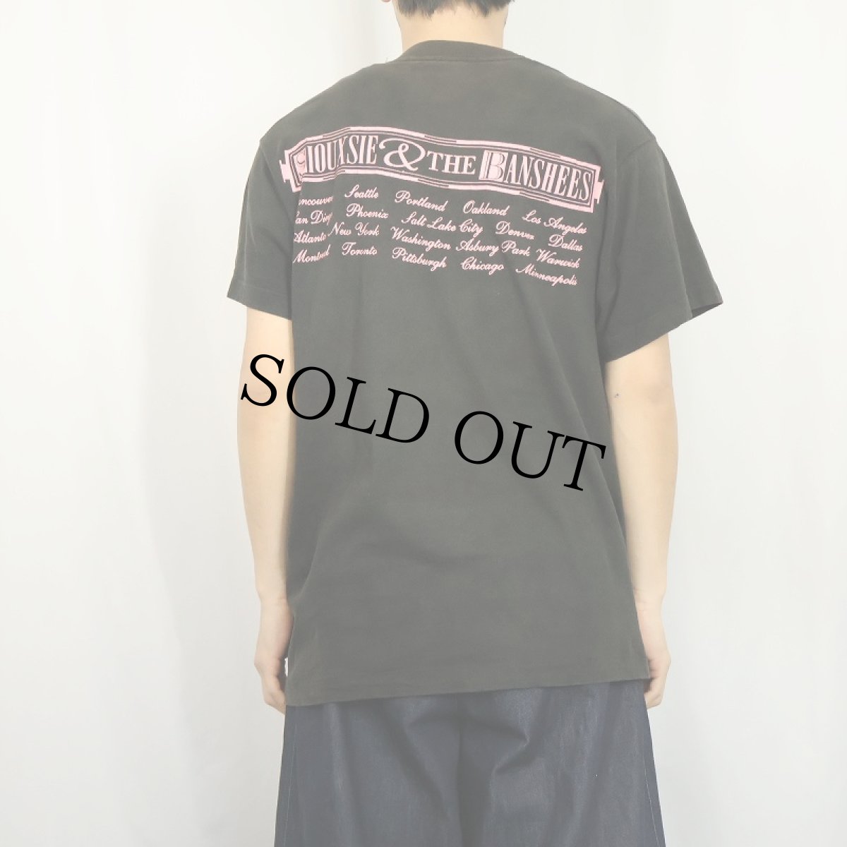 画像4: 90's Siouxsie And The Banshees ロックバンドツアーTシャツ BLACK (4)