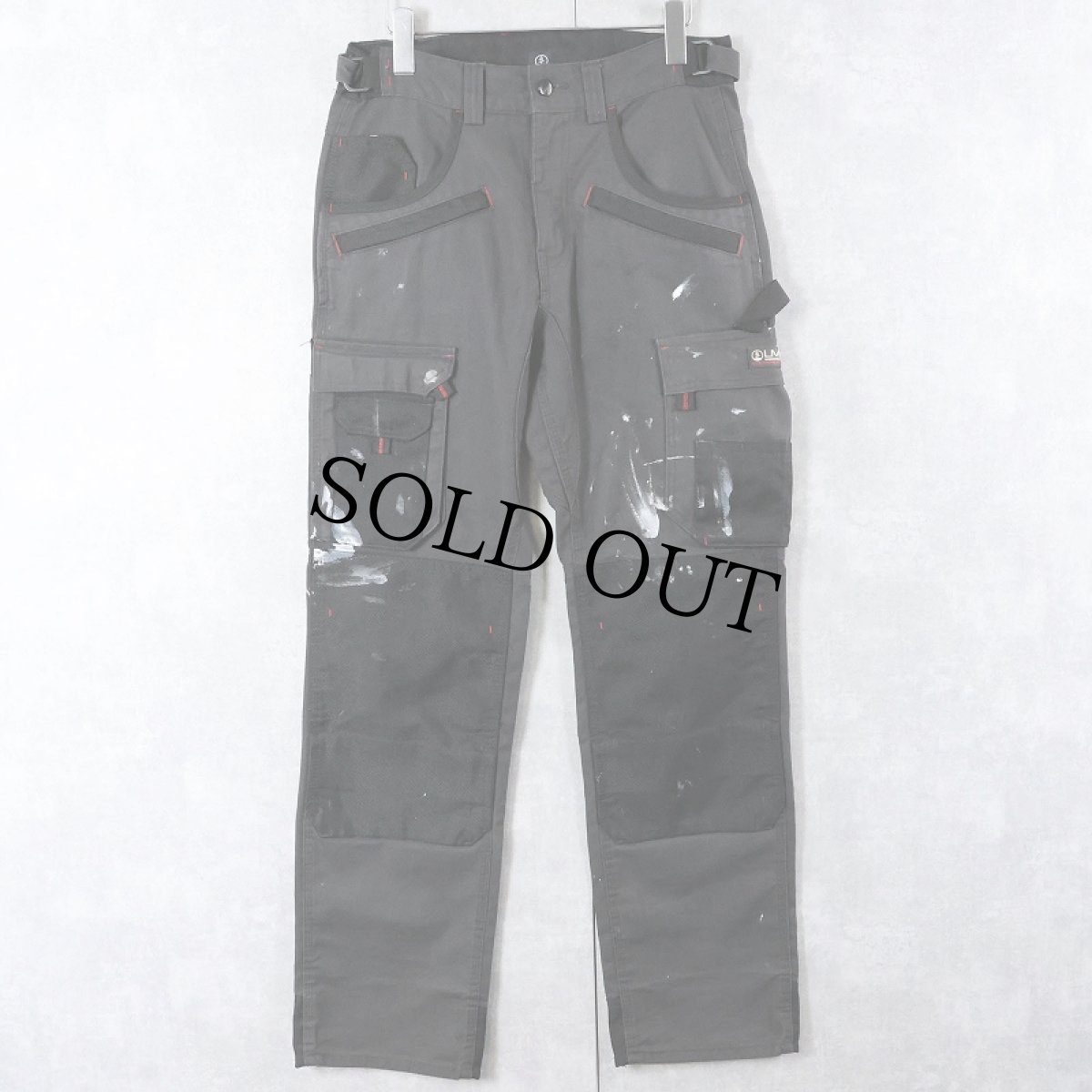 画像1: LMA ペンキペイント ワークパンツ W30 (1)