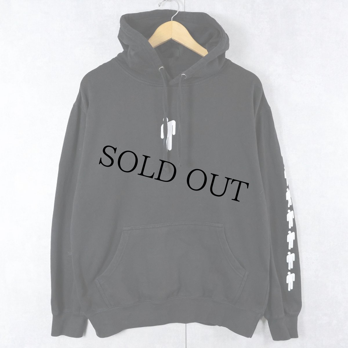 画像1: Billie Eilish ミュージシャンスウェットフーディ BLACK M (1)