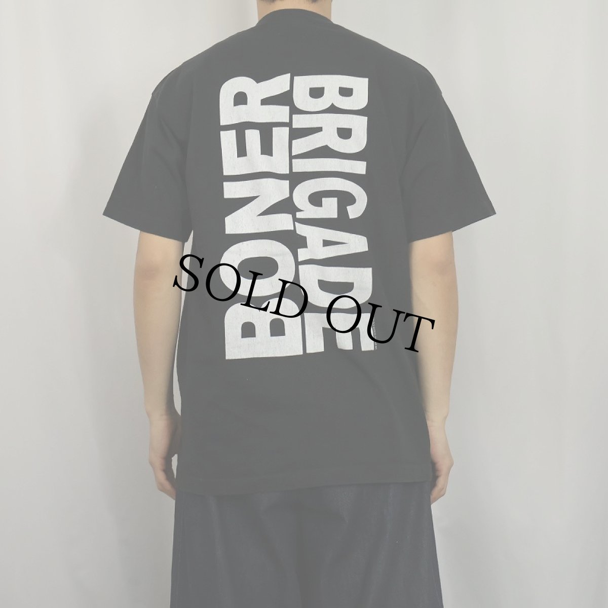 画像4: 90's OLD GHOSTS "BONER BRIGADE" プリントTシャツ BLACK L (4)