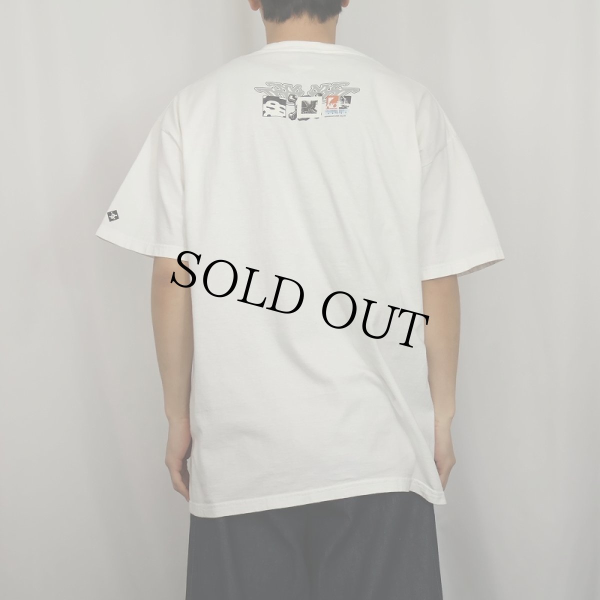 画像3: 90's STUSSY 紺タグ USA製 プリントTシャツ XL (3)