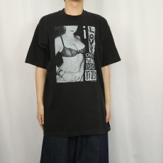 画像3: 90's OLD GHOSTS USA製 フォトプリントTシャツ BLACK (3)