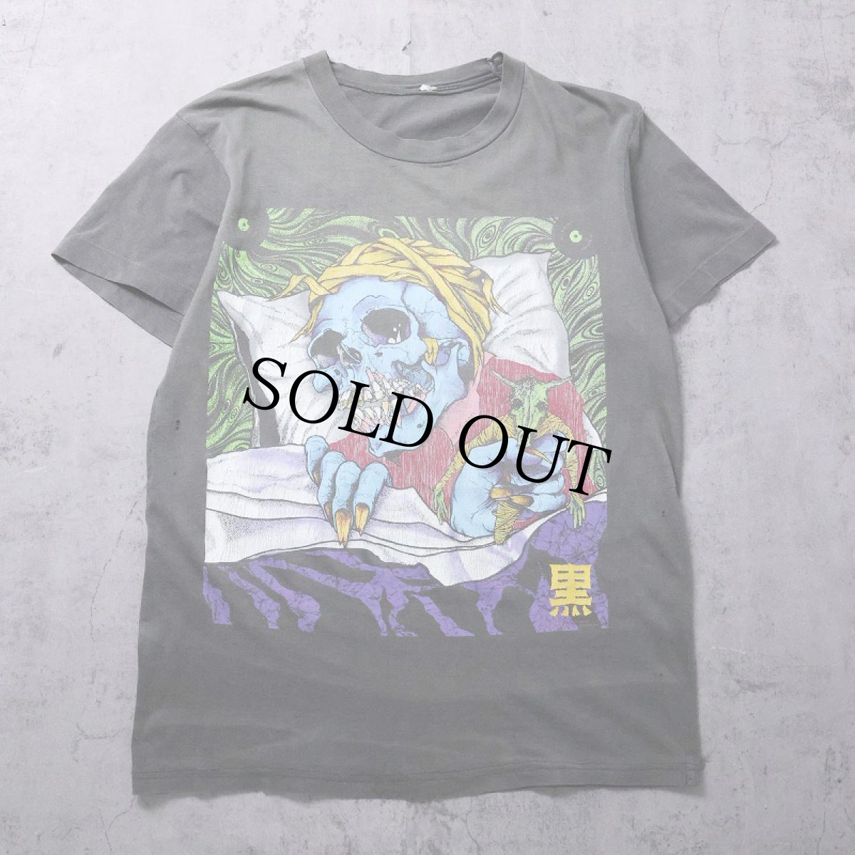 画像1: 90's PUSHEAD グラフィックアートプリントTシャツ (1)