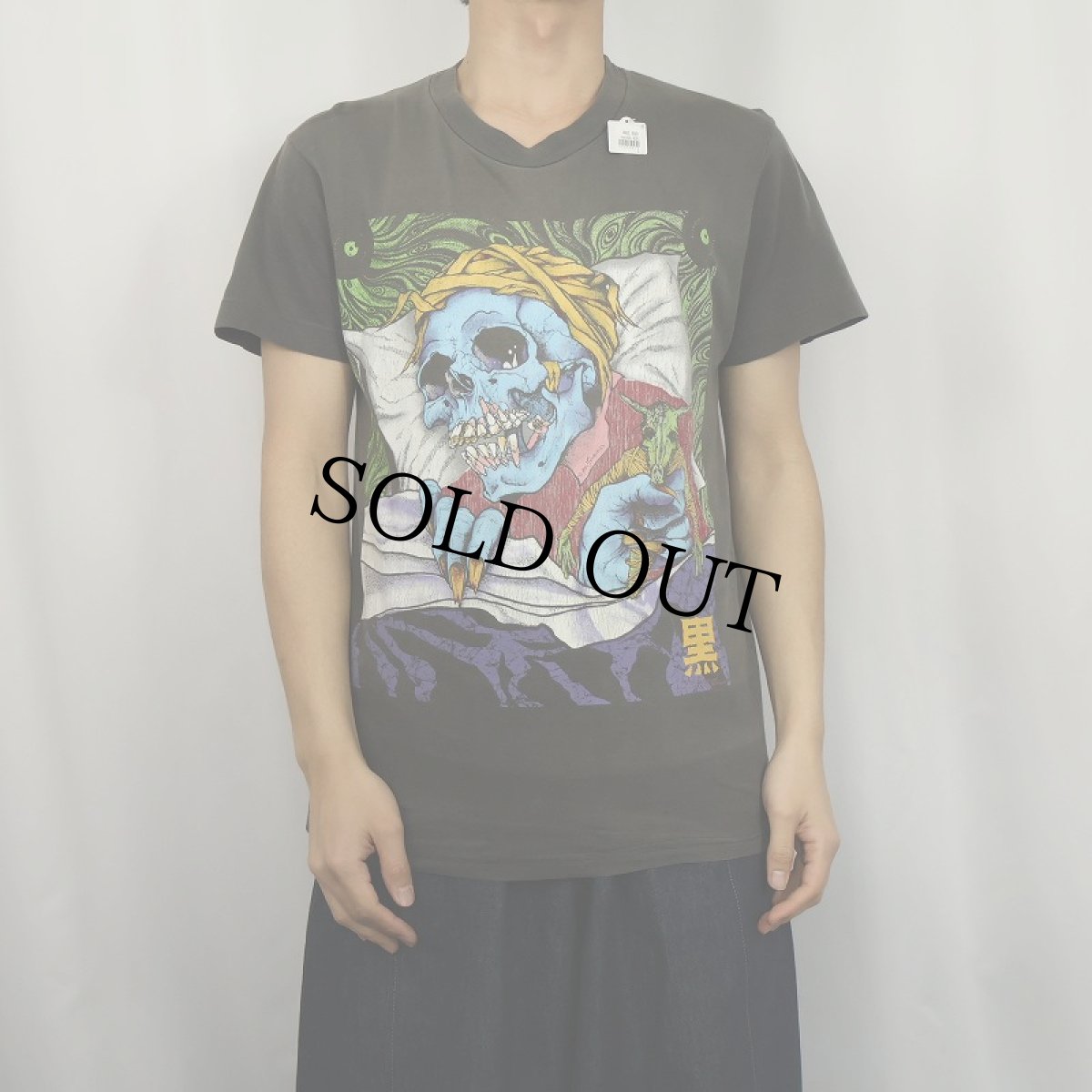画像2: 90's PUSHEAD グラフィックアートプリントTシャツ (2)