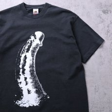画像1: 90's OLD GHOSTS "BONER BRIGADE" プリントTシャツ BLACK L (1)