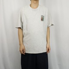 画像3: 80's STUSSY 黒タグ USA製 "IRIE ROOTS" プリントTシャツ L (3)