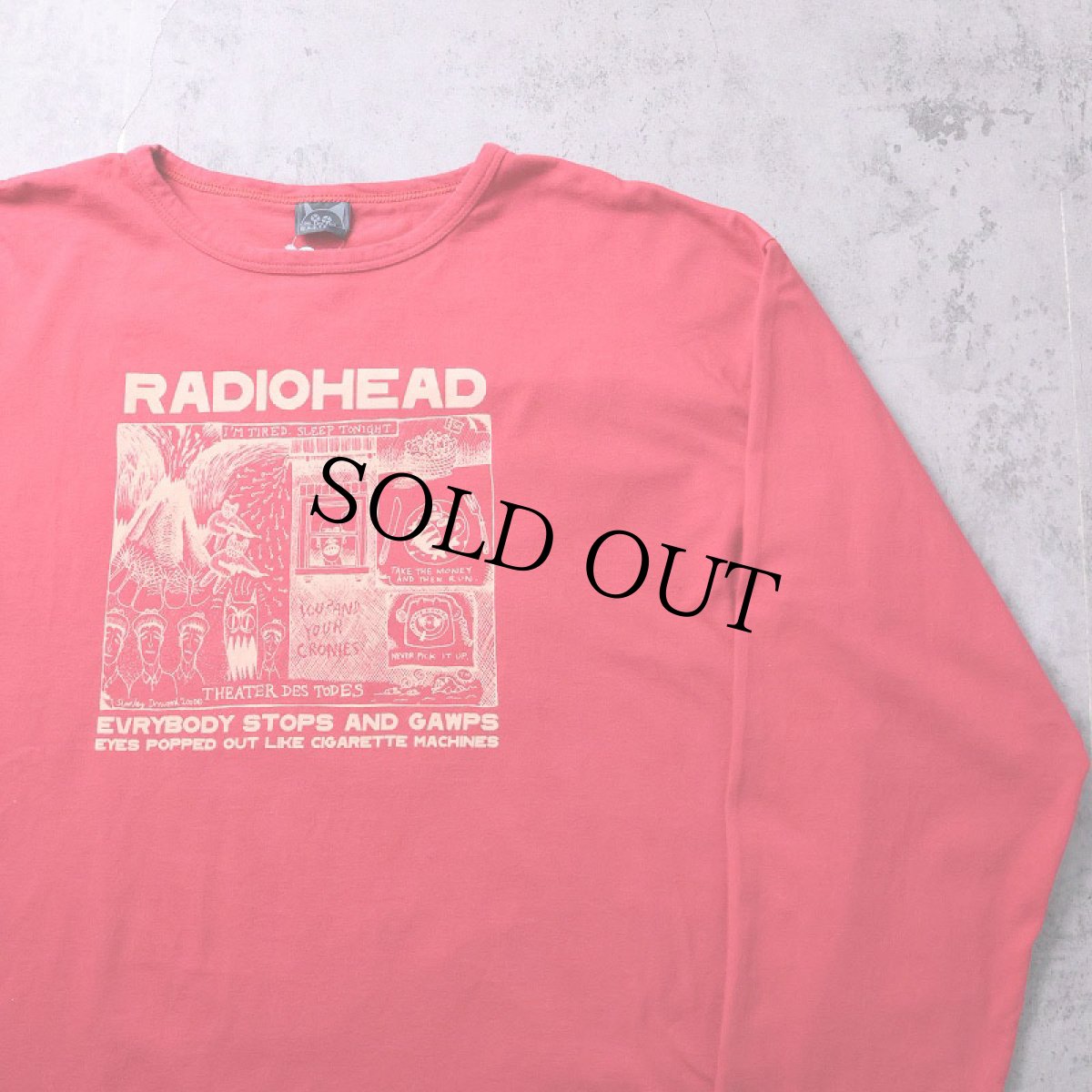 画像1: 2000 RADIOHEAD ロックバンドロンT XXL (1)