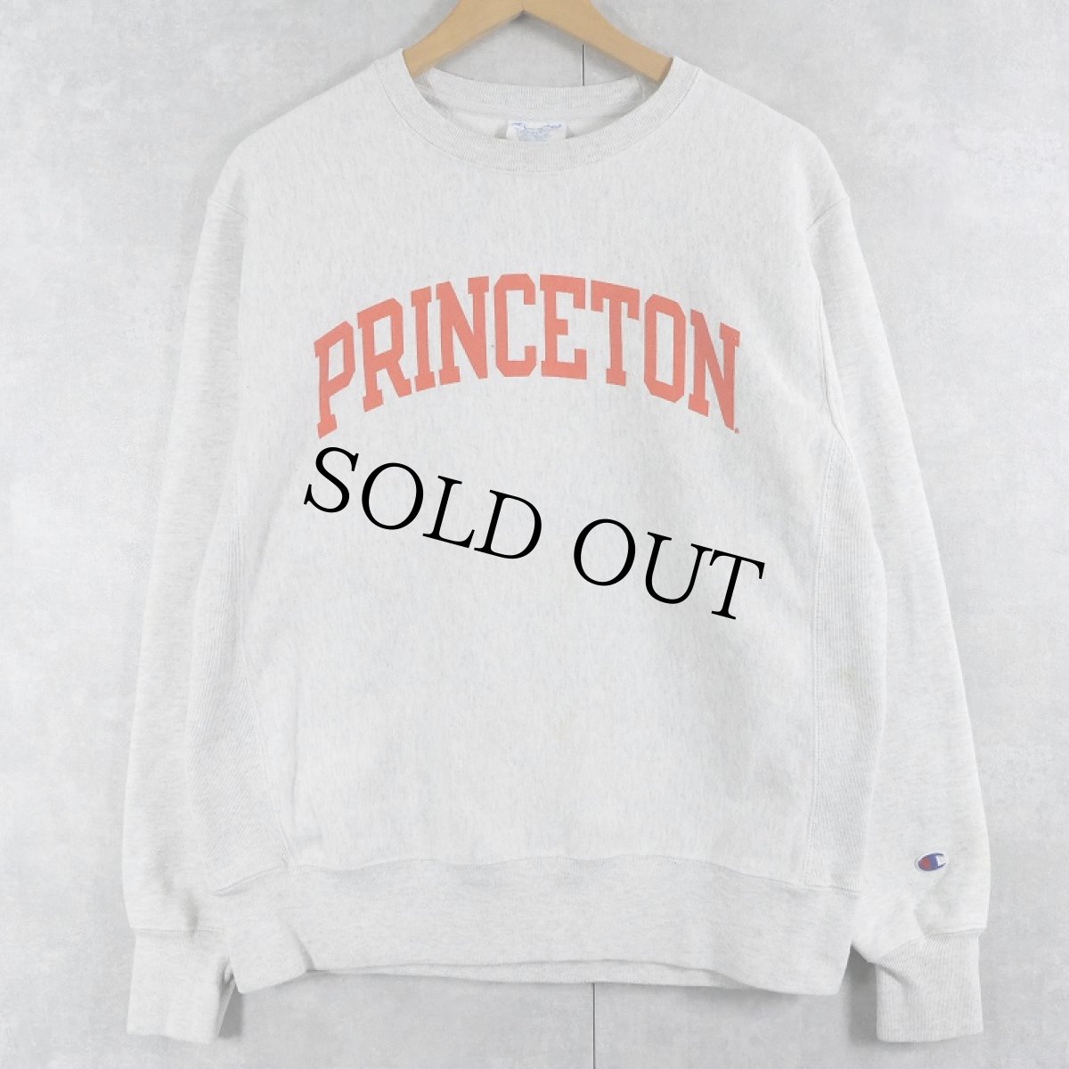 画像1: Champion REVERSE WEAVE "PRINCETON" プリントスウェット M (1)