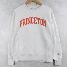 画像1: Champion REVERSE WEAVE "PRINCETON" プリントスウェット M (1)