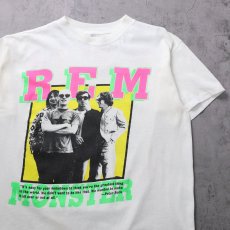 画像1: 1995 R.E.M. オルタナティブロックバンドツアーTシャツ XL (1)
