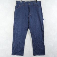 画像2: 70's BIG SMITH USA製 デニムペインターパンツ DEADSTOCK W35 (2)