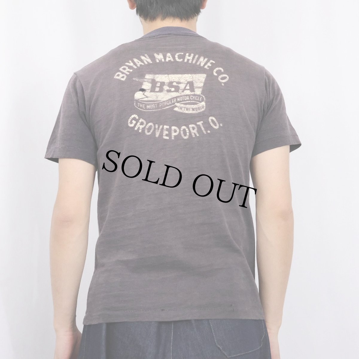画像3: 70's "BSA" バイクメーカー プリントTシャツ (3)