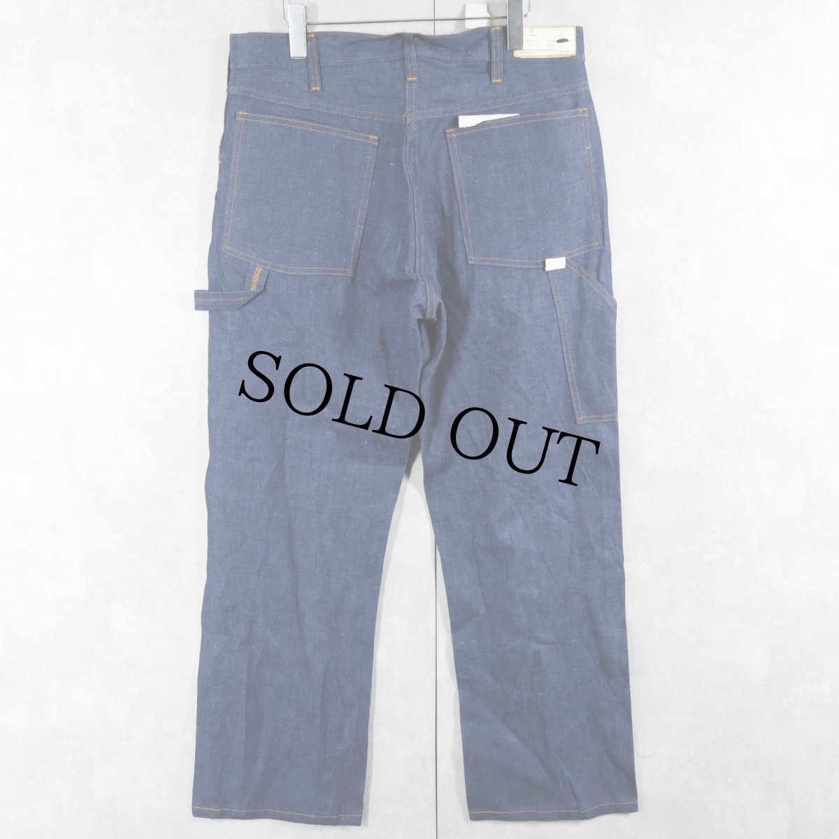 画像3: 70's BIG SMITH USA製 デニムペインターパンツ DEADSTOCK W35 (3)