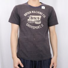 画像2: 70's "BSA" バイクメーカー プリントTシャツ (2)