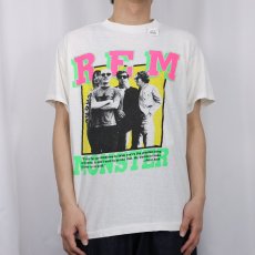 画像3: 1995 R.E.M. オルタナティブロックバンドツアーTシャツ XL (3)
