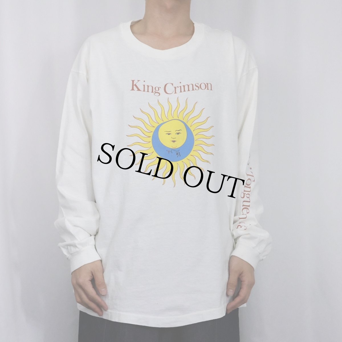 画像2: 1995 King Crimson USA製  "Larks' Tongues in Aspic" プログレッシヴ・ロック・バンドアルバムロンT XL (2)