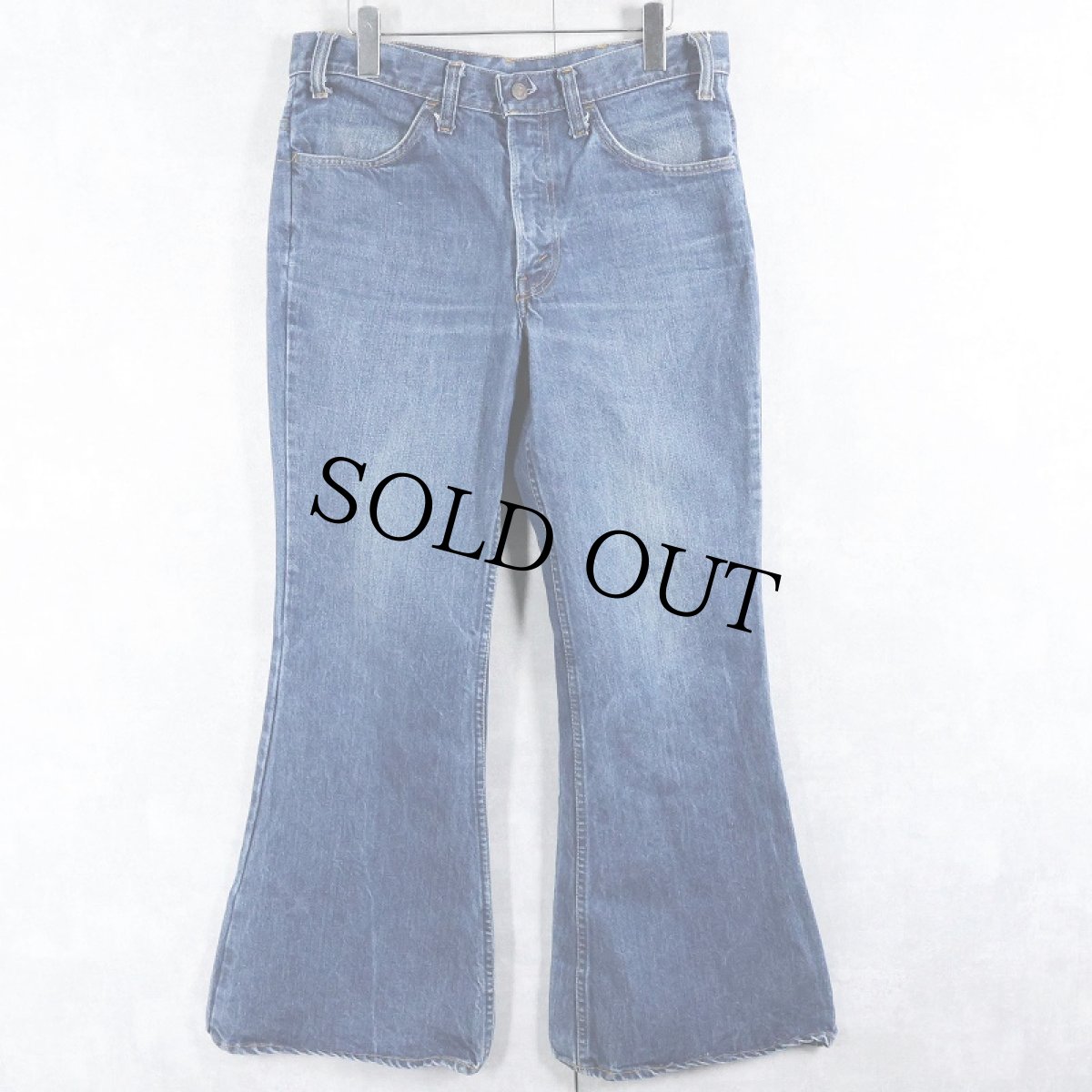 画像1: 70's Levi's 684 ベルボトムデニムパンツ W33 (1)