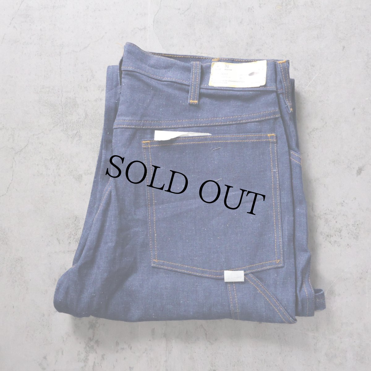 画像1: 70's BIG SMITH USA製 デニムペインターパンツ DEADSTOCK W35 (1)