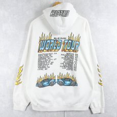 画像2: Billie Eilish "WORLD TOUR" ミュージシャンフォトプリントスウェットフーディー XL (2)