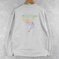 画像1: 90's Apple Cyclone/Tempest  USA製 "Weathering the Storm" プリントロンT XL (1)