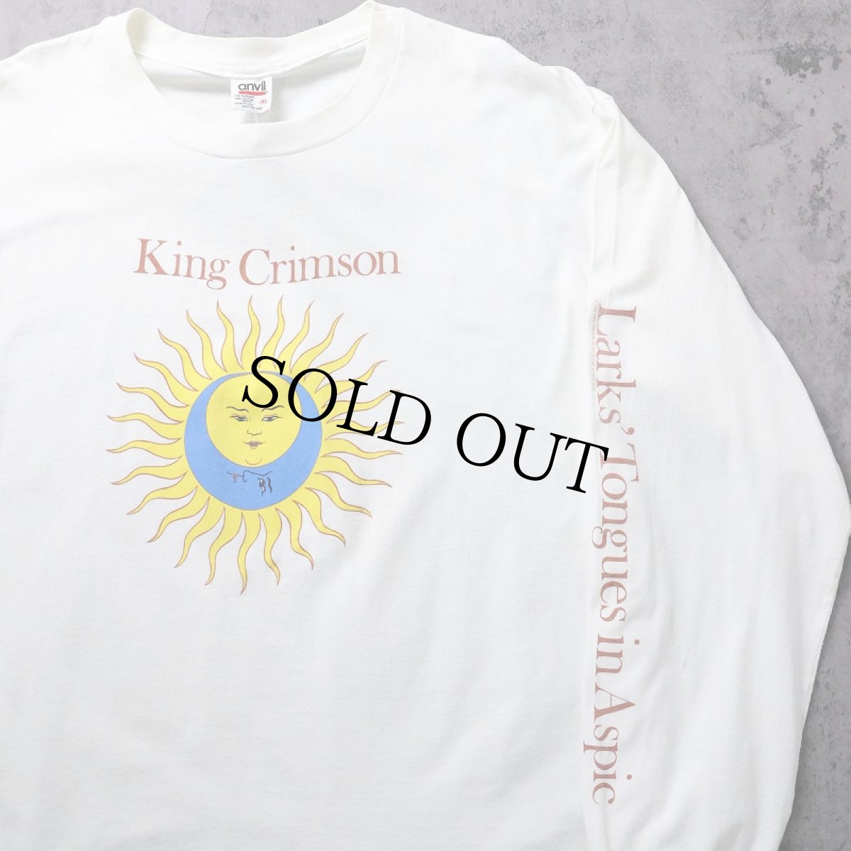 画像1: 1995 King Crimson USA製  "Larks' Tongues in Aspic" プログレッシヴ・ロック・バンドアルバムロンT XL (1)