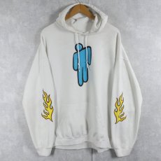 画像1: Billie Eilish "WORLD TOUR" ミュージシャンフォトプリントスウェットフーディー XL (1)