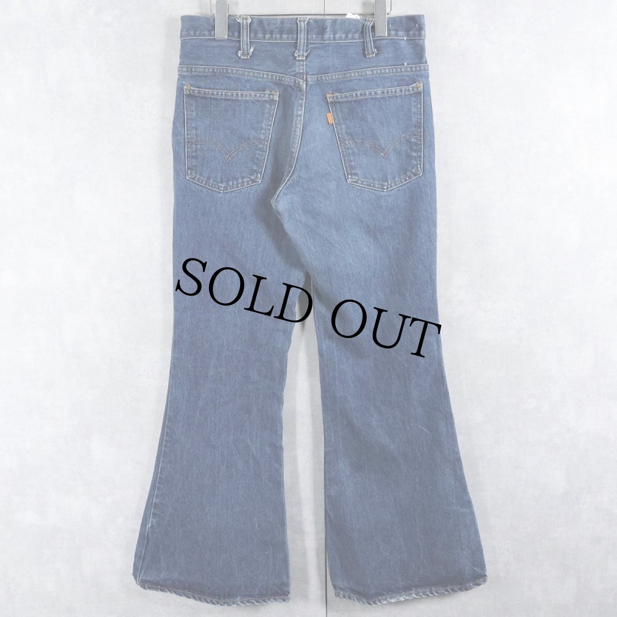 画像2: 70's Levi's 684 ベルボトムデニムパンツ W33 (2)