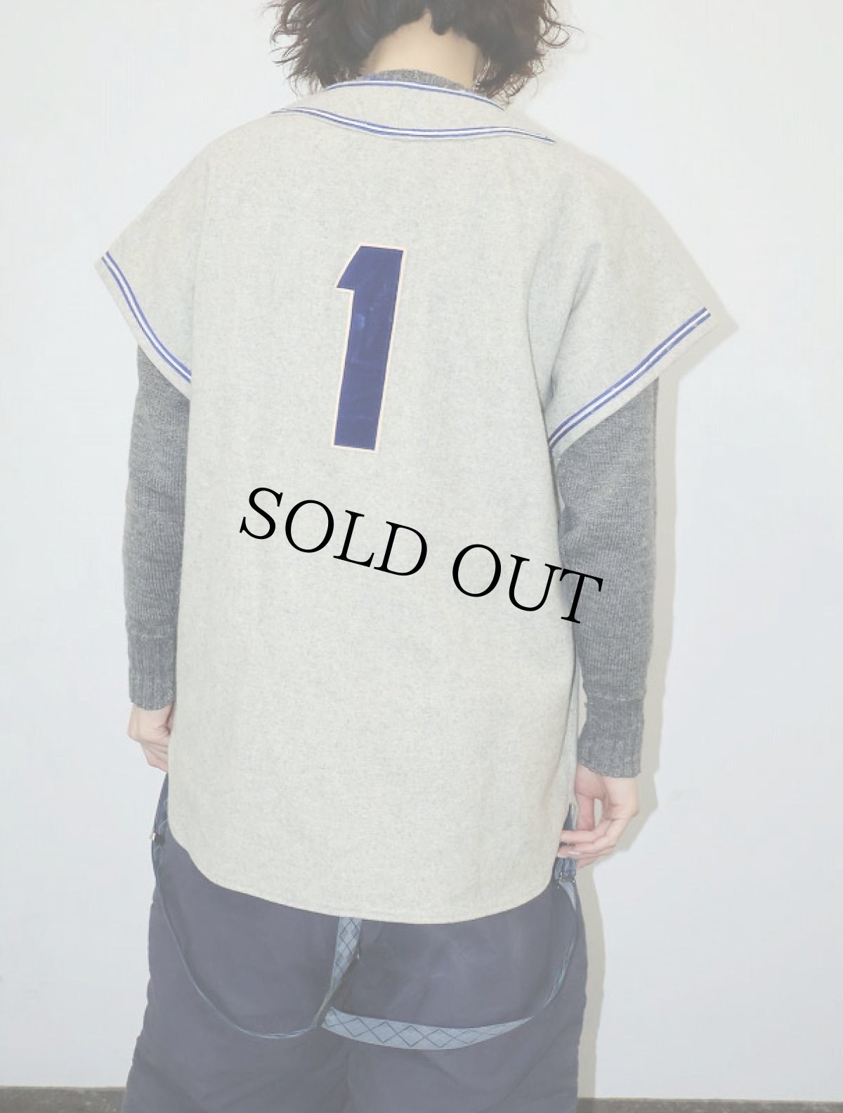 画像3: 40〜50's "CERRALVO" ウールベースボースシャツ (3)