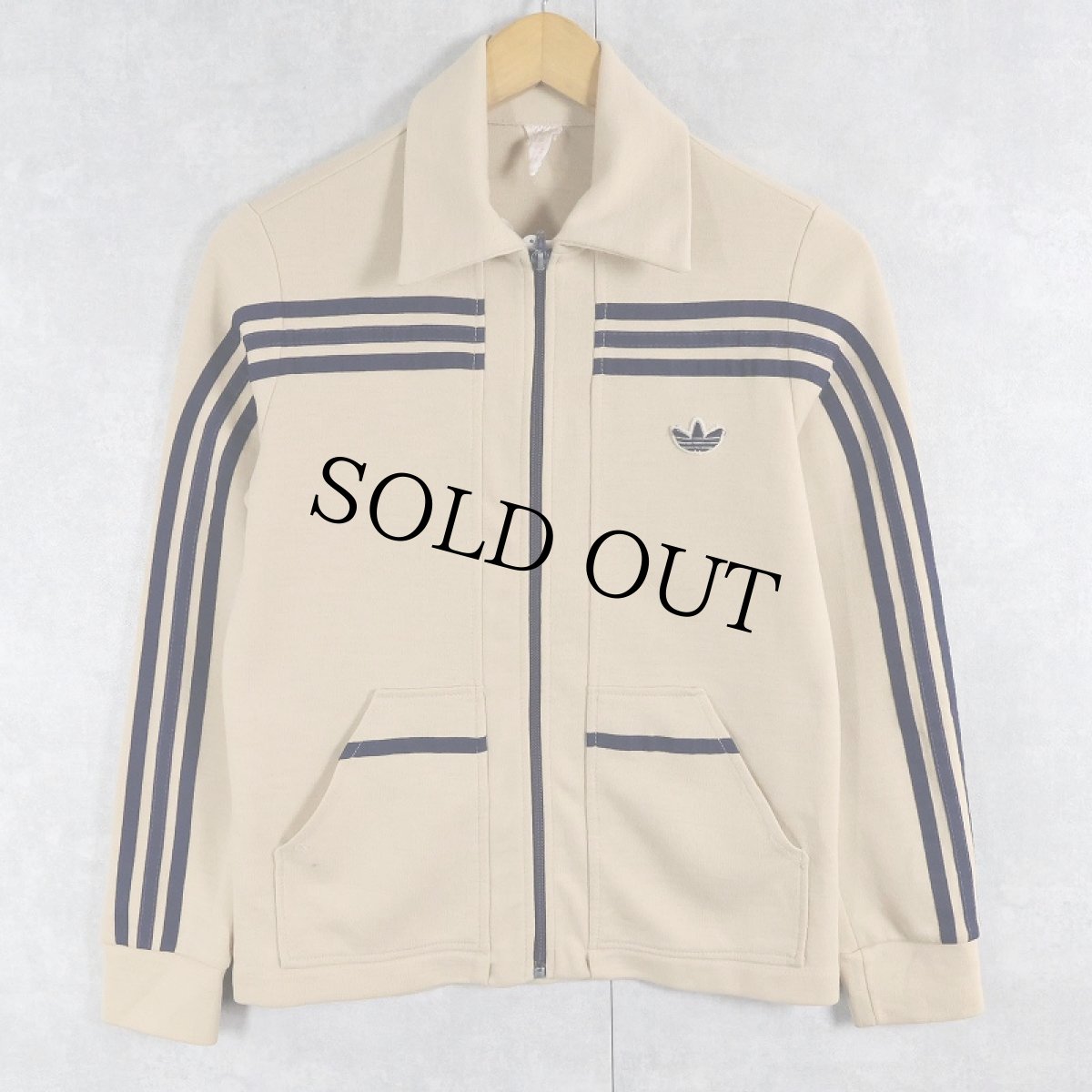 画像1: 70's adidas WEST GERMANY製 "ガイコツジャージ" トラックジャケット S (1)