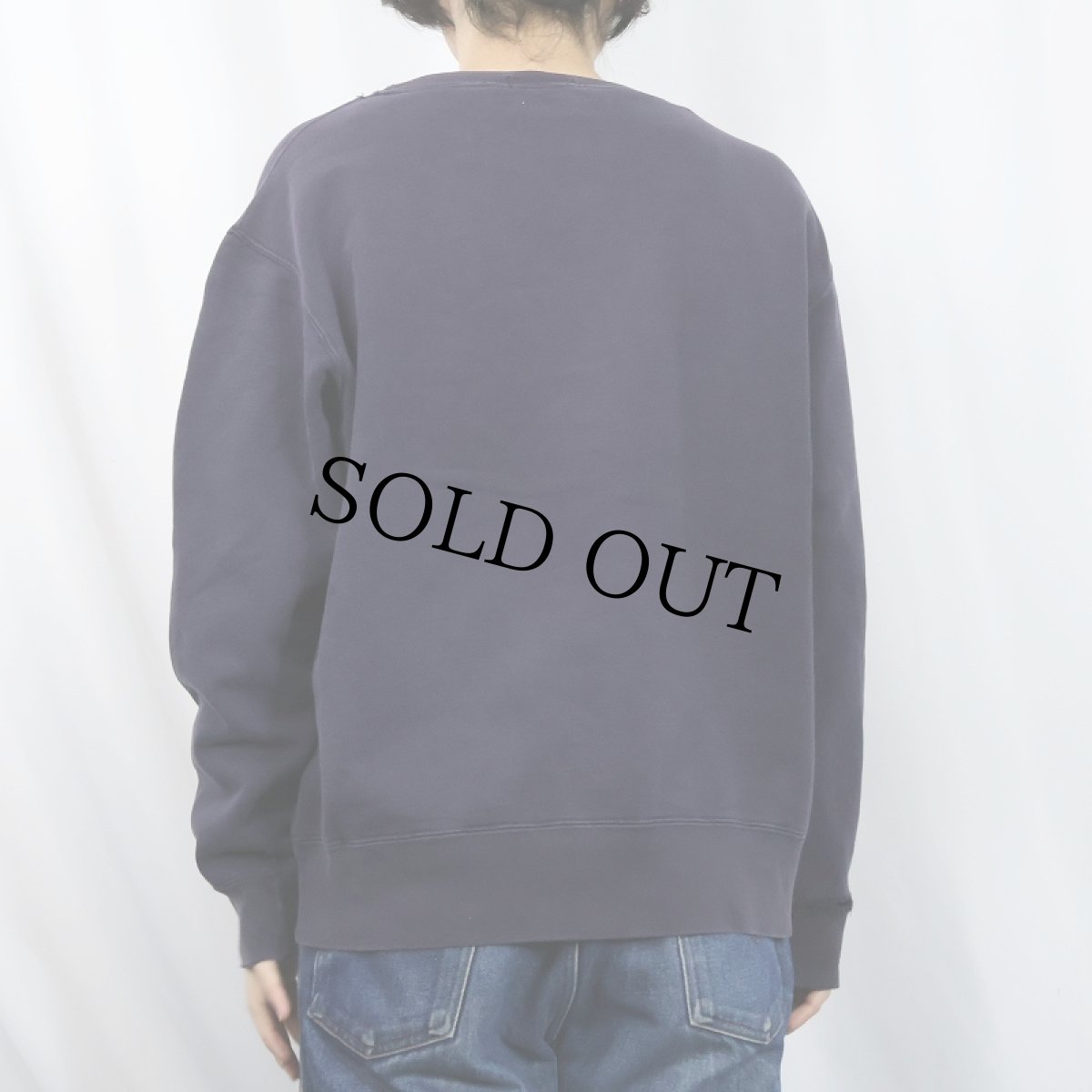 画像3: POLO Ralph Lauren 前V ロゴ刺繍スウェット NAVY L (3)