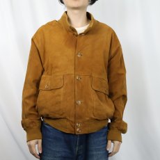 画像2: "A-1 TYPE" スエードレザー ヴァルスタージャケット SIZE52 (2)