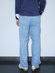 画像3: 〜60's ピンチェック柄 コットンワークパンツ W33 (3)