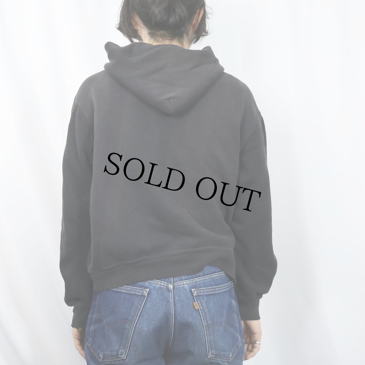 画像3: 80's Gearing Up スウェットジップパーカー BLACK L (3)