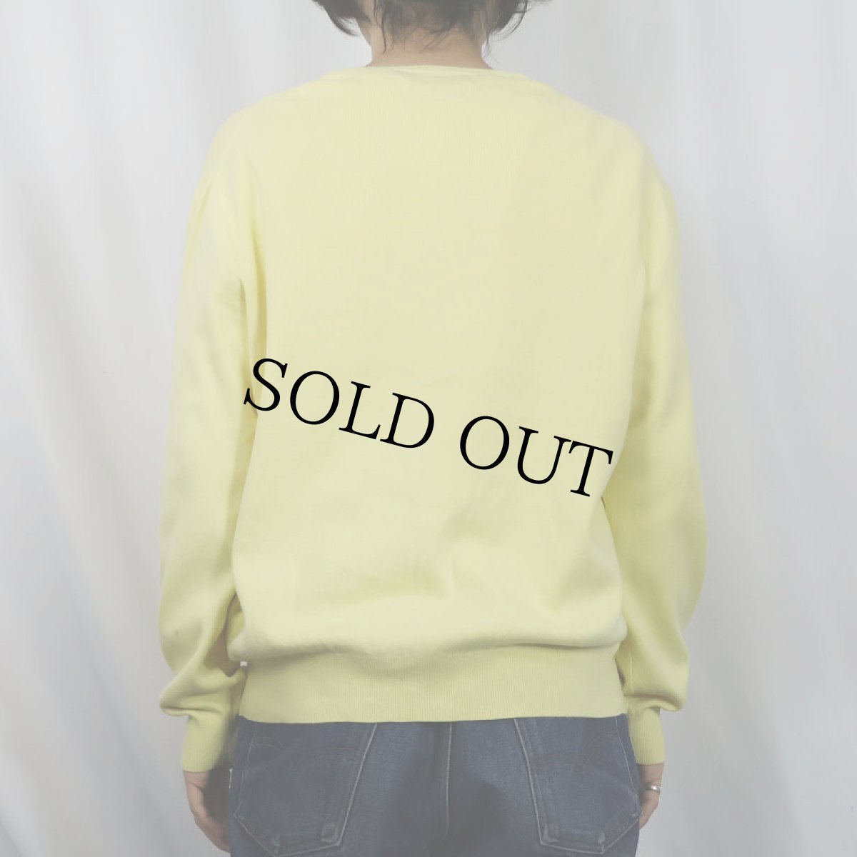 画像3: POLO Ralph Lauren ピマコットン Vネックニットセーター L (3)