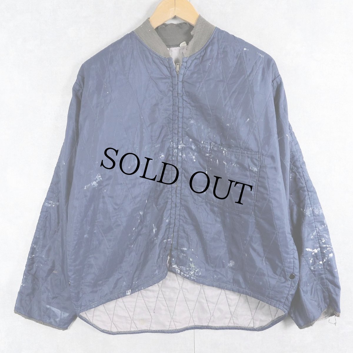 画像1: 60's キルティングジャケット M (1)