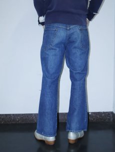 画像2: 70's UNKNOWN ベルボトムデニムパンツ W36 (2)