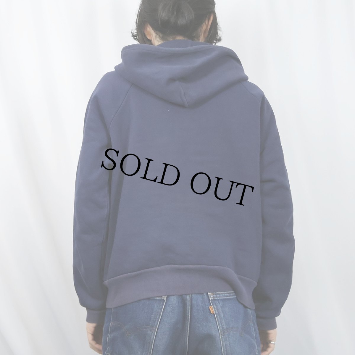 画像3: 80's IM Sports 裏サーマル スウェットジップパーカー L (3)