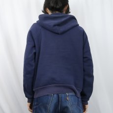 画像3: 80's IM Sports 裏サーマル スウェットジップパーカー L (3)