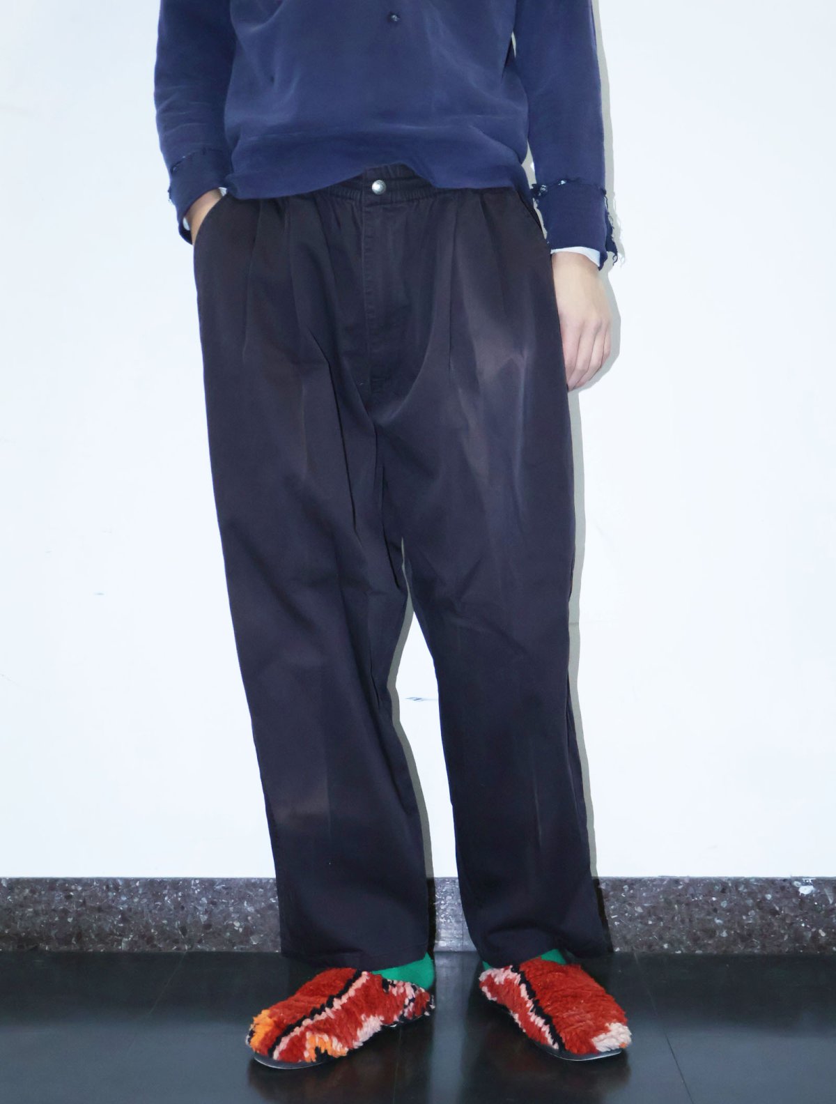 画像1: 90's DOCKERS USA製 コットンイージーパンツ XL (1)